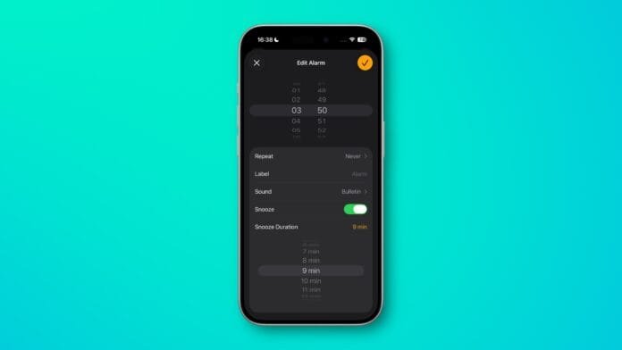 iOS 26 Adds Custom Snooze Times After Years of 9-Minute