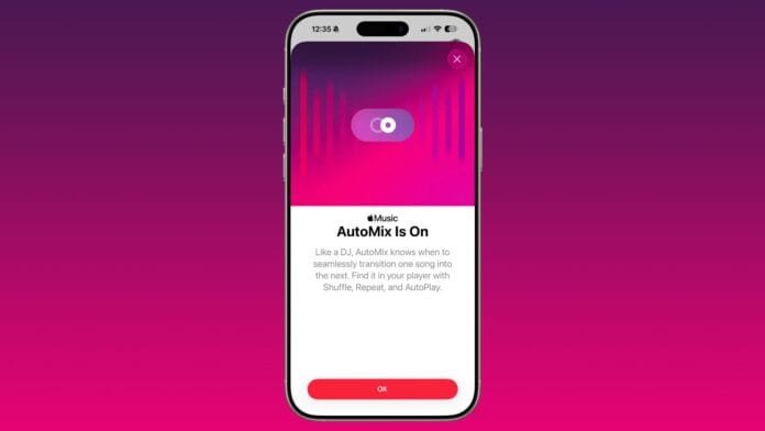 AutoMix in iOS 26 Adds DJ-Like Song Transitions to Apple