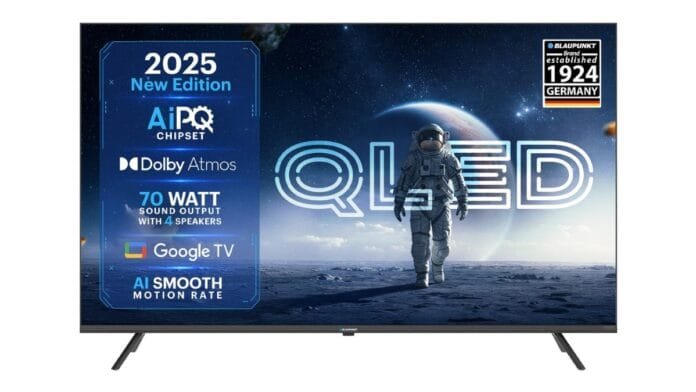 Blaupunkt Launches 2025 Lineup of QLED Google TVs in India: