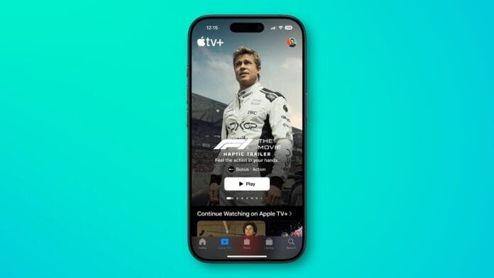 Apple Releases Exclusive Haptic Trailer for 'F1' Movie Starring Brad