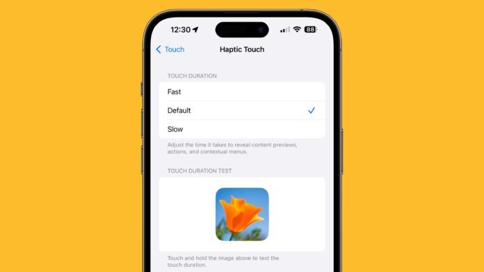 iPhone Long Press Too Slow? Speed Up Haptic Touch in