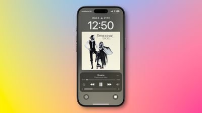 apple music lock screen