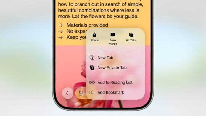 Safari Changes on iOS 26 Go Beyond the Address Bar